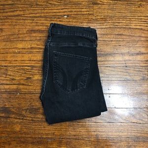 Black Hollister High Rise denim skinny jeans